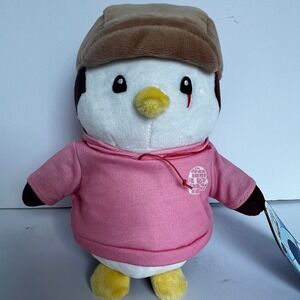 NWT Pudgy Penguins Plush Buddies Igloo Penguin wHat & Hoodie Soft Stuffed Animal